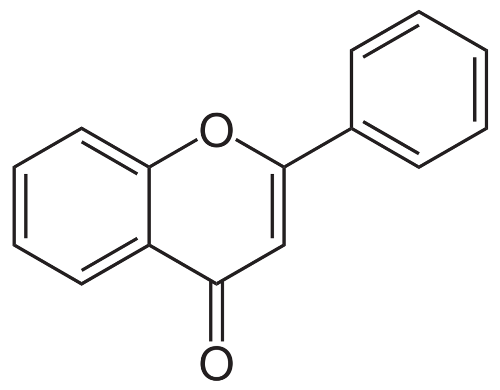 A molecule of a flavon, an antioxidant